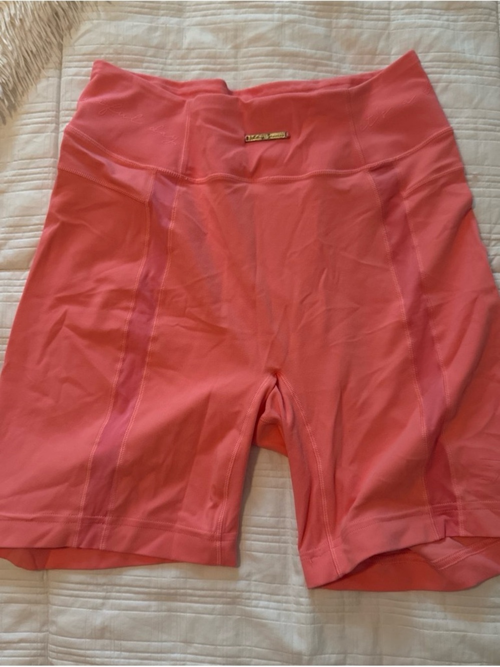 Gymshark x Whitney Simmons Coral High-Rise Bike Shorts